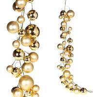RAZ Ball Garlands - 1.2m/4' Gold Ball Garland