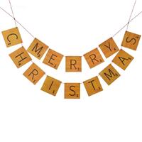 RAZ Paws & Claus - 122cm/48" Holiday Game Letter Garland