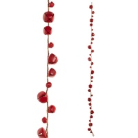 *NEW* RAZ Yuletide Traditions - 10.15cm/4" Red Jingle Bell Garland