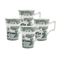 Spode Heritage - 0.28ml/10Fl.oz Green Italian Mug (S/4)