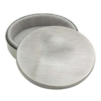 Russell Collection Giftware - Oval Trinket Box Pewter Finish
