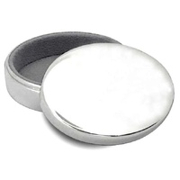 Russell Collection Giftware - Oval Trinket Box Silver Plated