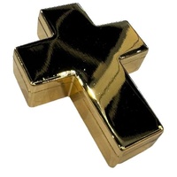 Russell Collection Giftware - Cross Rosary Box Gold Plated