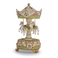 Russell Collection Giftware - 3 Horse Carousel Bercy