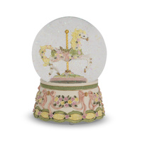 Russell Collection Giftware - Resin Snowglobe Carmel 12cm