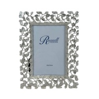 Russell Collection Giftware - 4x6" Silver Leaf Photo Frame
