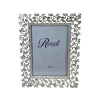 Russell Collection Giftware - 5x7" Silver Leaf Photo Frame