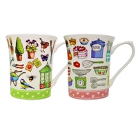 Queens - 2AT Living The Dream 200ml/7oz Royale Mugs (S/6)