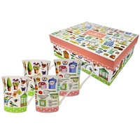 Queens - 2AT Living The Dream 200ml/7oz Royale Mugs (S/4)