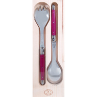 Jean Dubost Deluxe Fuschia - 2pc Salad Server Set