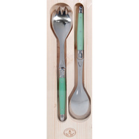 Jean Dubost Deluxe Green - 2pc Salad Server Set