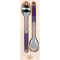Jean Dubost Deluxe Violet - 2pc Salad Server Set