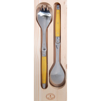 Jean Dubost Deluxe Yellow - 2pc Salad Server Set
