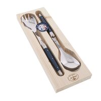 Jean Dubost Maison Atelier - 2Pc Dark Blue Salad Server Set
