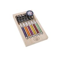 Jean Dubost Maison Mixed Colours - 6Pc Teaspoon Set 1.2mm