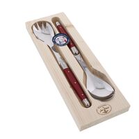 Jean Dubost Maison Mixed Colours - Red 2Pc Salad Server Set