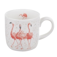 Royal Worcester Wrendale Designs - 0.31L/11Fl.oz Flamingo Mug