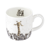 Royal Worcester Wrendale Designs - 0.31L/11Fl.oz Zebra & Giraffe Mug
