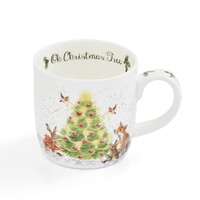 Royal Worcester Wrendale Designs - 0.31L/11Fl.oz Christmas Tree Mug