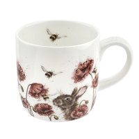 Royal Worcester Wrendale Designs - 0.31L/11Fl.oz Poppies & Bees Mug