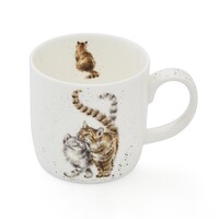 Royal Worcester Wrendale Designs - 0.31L/11Fl.oz Cat Mug