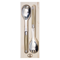 Jean Dubost Deluxe Gold - 2pc Salad Server Set