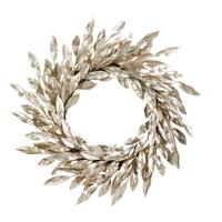 RAZ Champagne Wishes - 60cm/24" Pewter Laurel Leaf Wreath