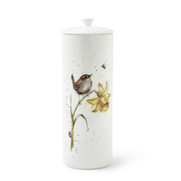 Royal Worcester Wrendale Designs - 31cm/12.2" Wren Tall Lidded Storage Jar