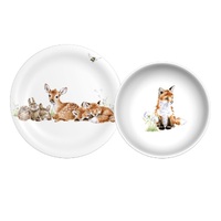 Royal Worcester Wrendale Designs - 21cm Plate & 18cm Bowl (S/2)