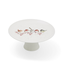 Royal Worcester Wrendale Designs - 25cm/9.75" Birds Footed Cake Plate