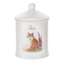 Royal Worcester Wrendale Designs - 14.5cm/5.75" Fox Tea Canister