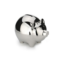 Whitehill Baby - Faux Silver Piggy Bank Money Box