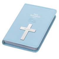 Whitehill Baby - Mounted Bible, New Testament (Blue)