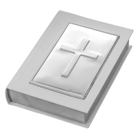 Whitehill Baby - Cross Leather Bible (Cream)
