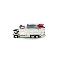 Whitehill Baby - Faux Silver Fire Engine Money Box