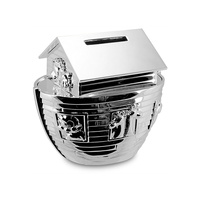 Whitehill Baby - Faux Silver Noah's Ark Money Box