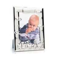 Whitehill Baby - Silver Plated Nursery Train Photo Frame 10cm x 15cm