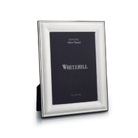 Whitehill Frames - Silver Plated Plain Photo Frame 13cm x 18cm