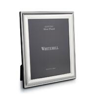 Whitehill Frames - Silver Plated Plain Photo Frame 20cm x 25cm