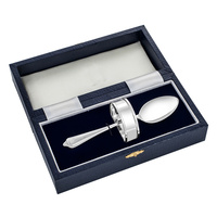 Whitehill Baby - Sterling Silver Spoon and Napkin Ring Set
