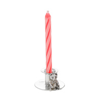 Whitehill Baby - Sterling Silver "Bear" Children's Candle Holder