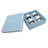 Whitehill Tableware - Round Reed Edge Napkin Rings (Boxed S/4)