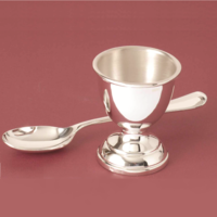Whitehill Baby - Silver Plated Egg Cup & Spoon Set