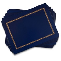 Pimpernel Classic - 30.5x23cm/12x9" Midnight Regular Placemats (S/6)