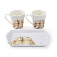 Pimpernel Wrendale Designs - 180ml/6.5fl.oz Mug & 21x14cm/8x5.5" Tray Set