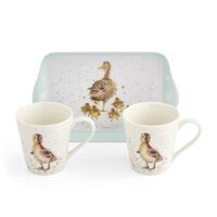 Pimpernel Wrendale Designs - 180ml/6.5fl.oz Mug & 21x14cm/8x5.5" Tray Set