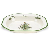 Spode Christmas Tree 29cm/11.4" Open Vegetable Dish