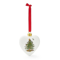 Spode Christmas Tree - 10cm/3.9" Puffed Heart HO