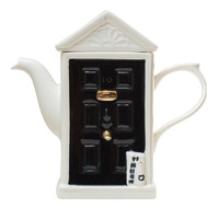 Ceramic Inspirations - 740ml/25Fl.oz Downing Street Door Teapot