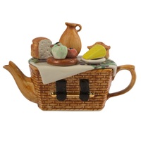 Ceramic Inspirations - 295ml/10Fl.oz English Picnic 1-Cup Teapot